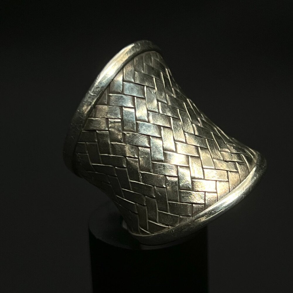 Textured Statement Ring - image 3